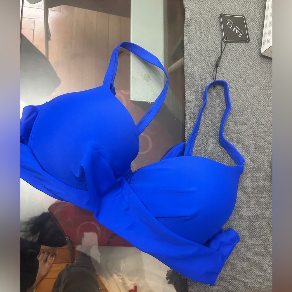 Zaful Vibrant Blue Bikini top 2XL